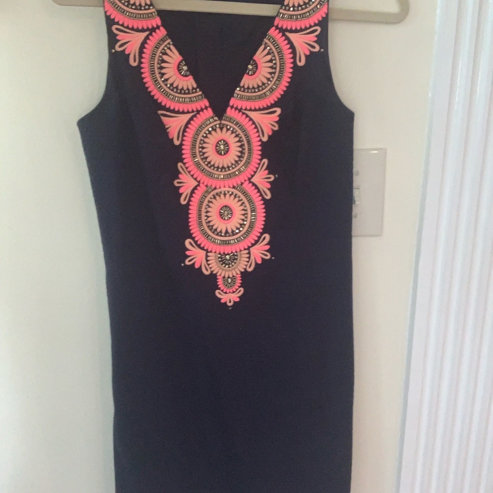 Lilly Pulitzer navy and pink size 2